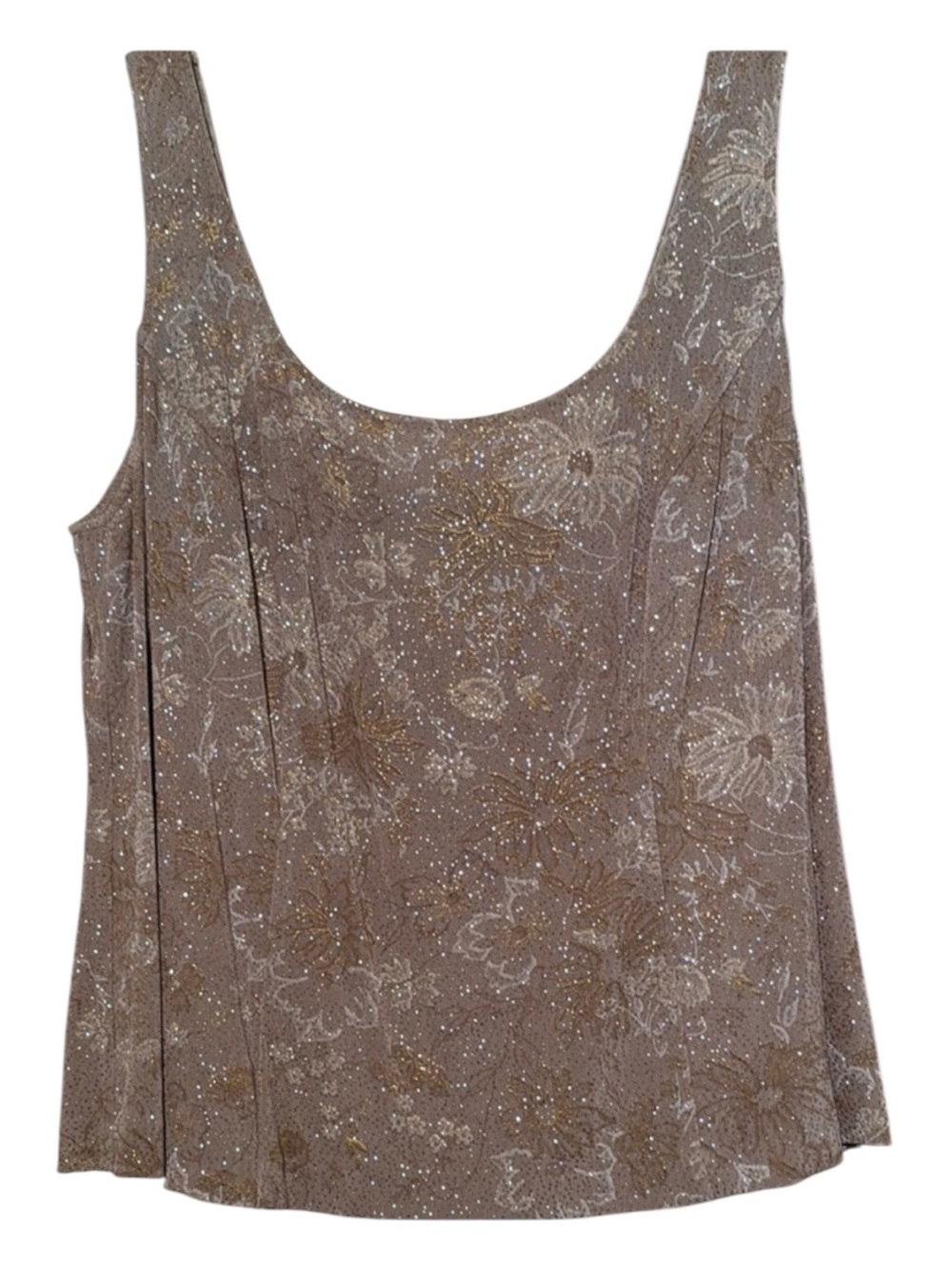 ALEX EVENINGS Sparkle Taupe Knit Cardigan & Tank Set Size 3X — NWT -- STUNNING!! - Picture 5 of 11